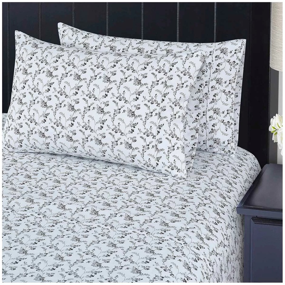 SOUTH POINT 4pc Sheet Set, King Single, Floral Vibe Venita. NB: Not in orig