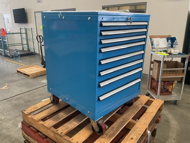 8 Drawer High Density Workshop Trolley