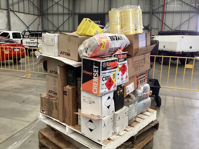 Pallet Containing Industrial Supplies