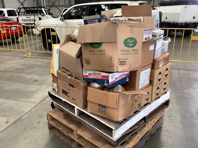 Pallet Containing Industrial supplies