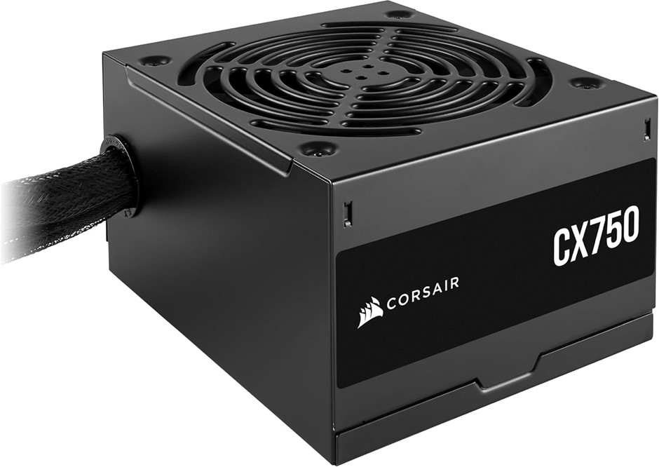 CORSAIR CX750 80 PLUS Bronze Non Modular Low-Noise ATX 750 Watt Power Suppl