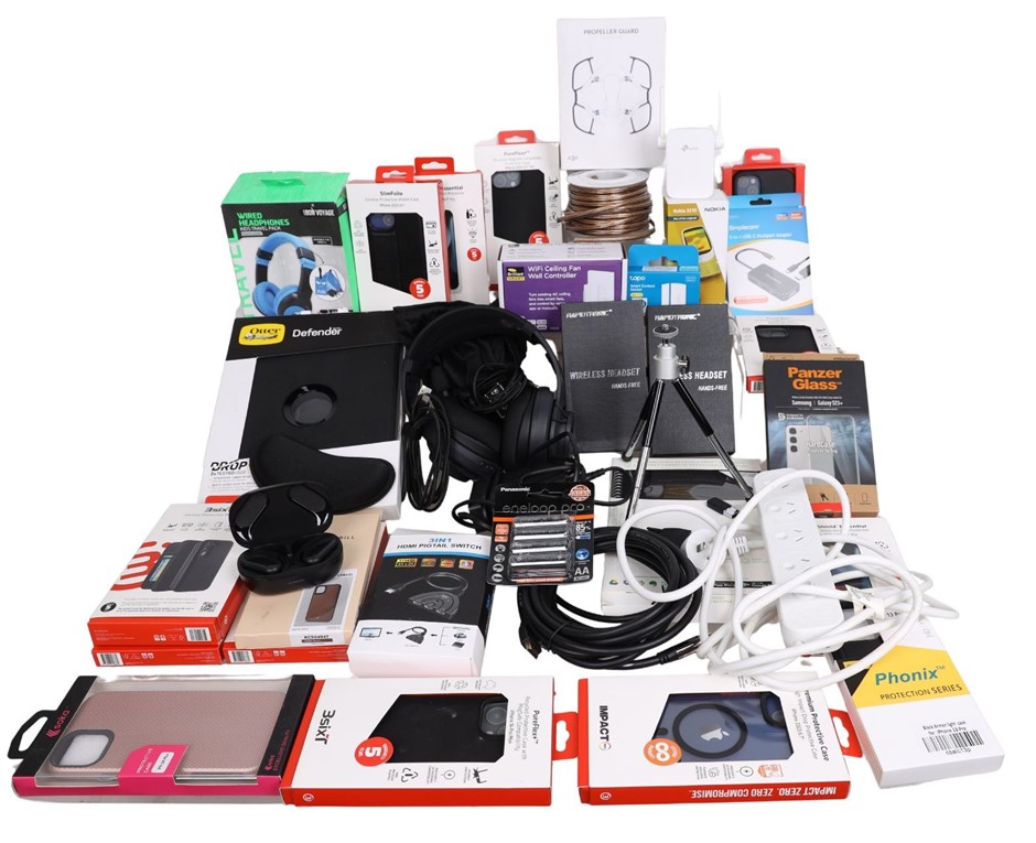 20 x Assorted Electronics and Accessories, INCL: APPLE, LOGI, GARMIN, ETC.