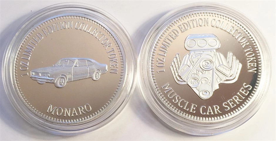 "HOLDEN MONARO" Muscle Car Series 1 0z HSE 999 Fine Silver Coin/toke