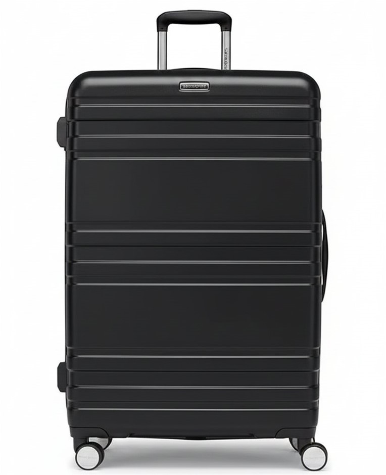 SAMSONITE Parallax Hardside Luggage Case, Large, Black (54x79.6x32.4cm)