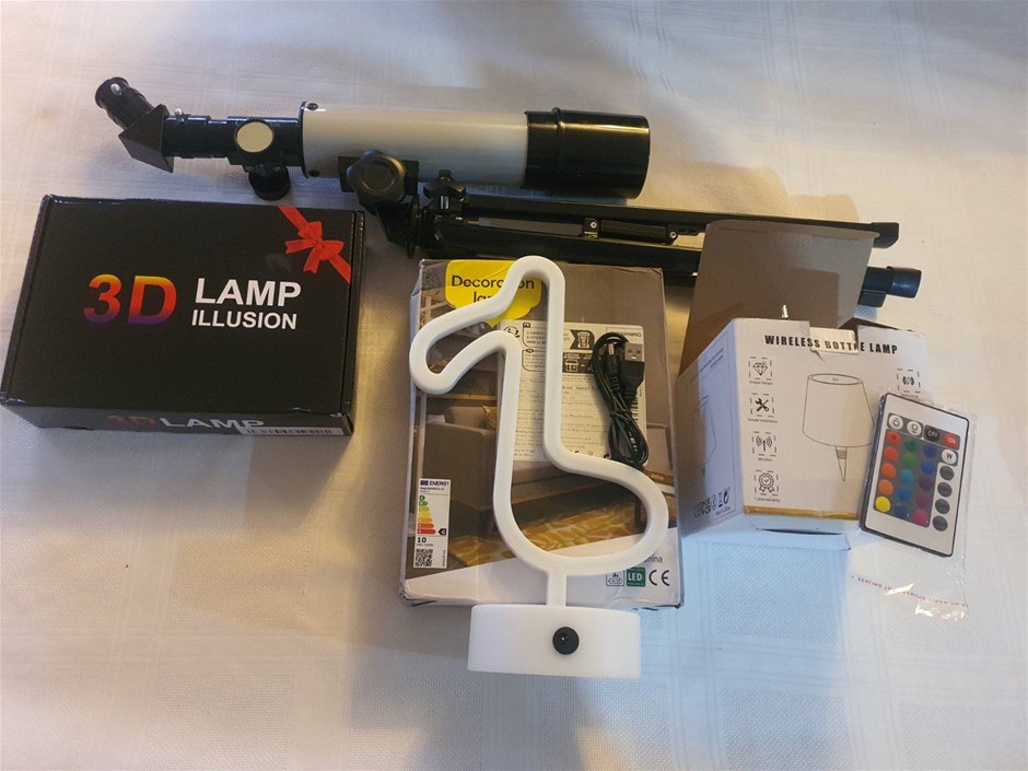 Misc. Lamps and Australian Geographic telescope : Seconds