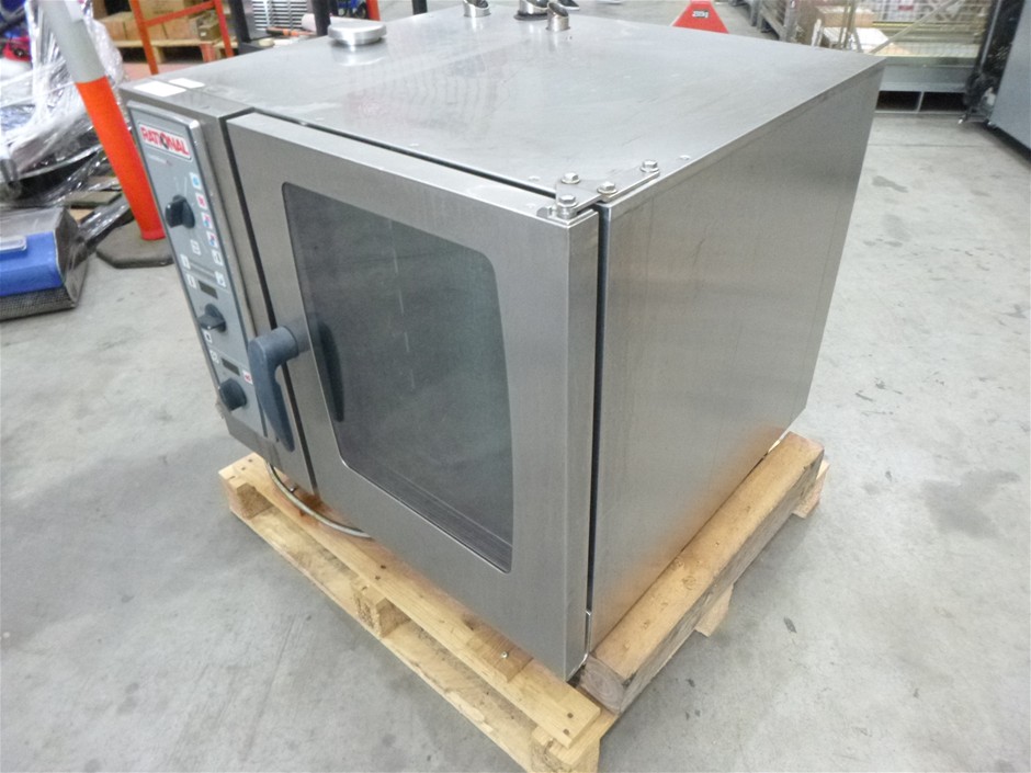 Rational Combi Master Plus Stainless Steel Benchtop 6 Tray Combi Oven