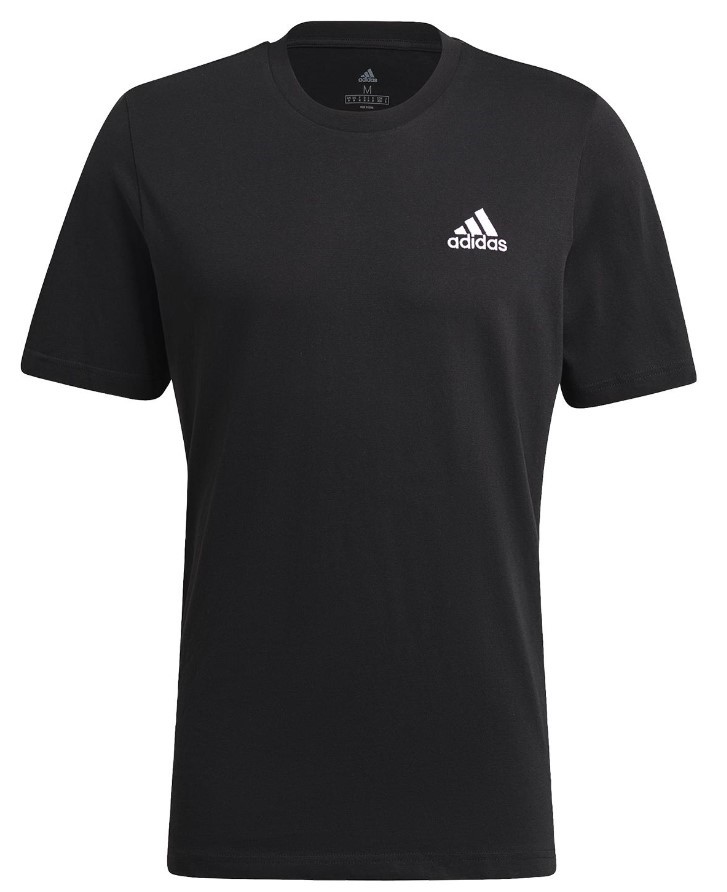 ADIDAS Men's SL SJ Tee, Size L, 100% Cotton, Black, GK9639. Buyers Note -