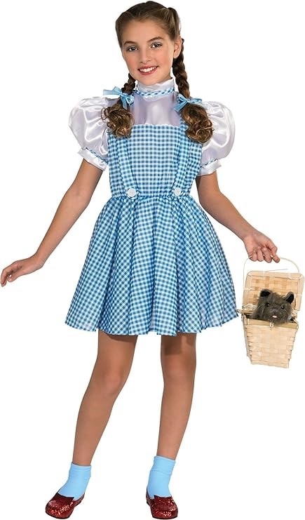 RUBIES The Wizard Of Oz Dorothy Child Costume, Size 9-10 Years (130cm-140cm