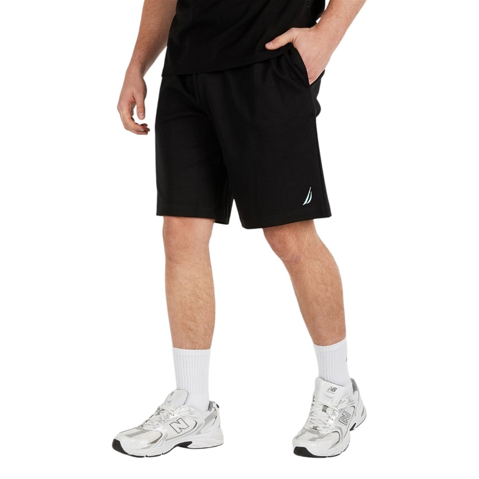 NAUTICA Men's Tech Interlock Shorts, Size XL, True Black (0TB), KS0225. Bu