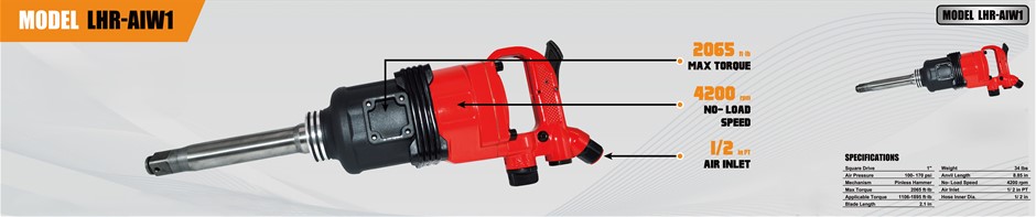 Unused 2025 Landhonor 1 IN Air Impact Wrench LHR-AIW1