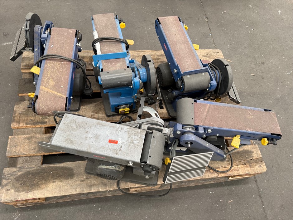 Belt and Disk sander x 5 units