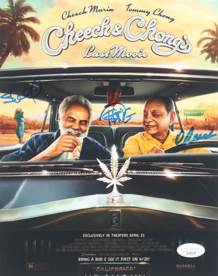 CHEECH & CHONG DUAL SIGNED 'LAST MOVIE'