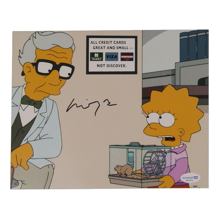 MICHAEL YORK SIGNED 'THE SIMPSONS'