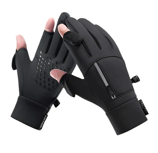 Gloves 2 Fingers Flipped Waterproof