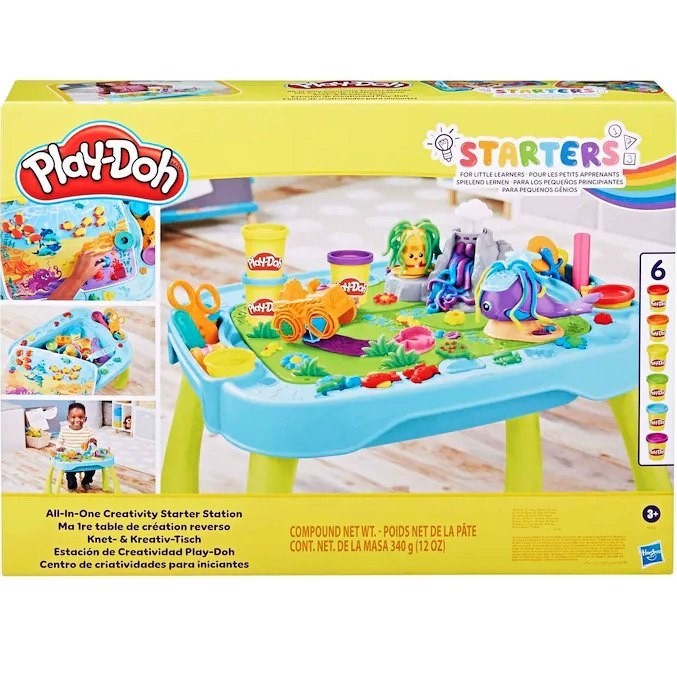 PLAY-DOH All-in-One Creativity Starter Station Activity Table, Preschool To