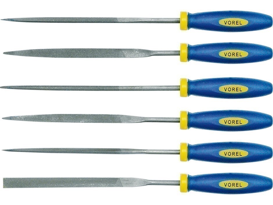 2 x VOREL 6pc 160mm Needle Files Sets.