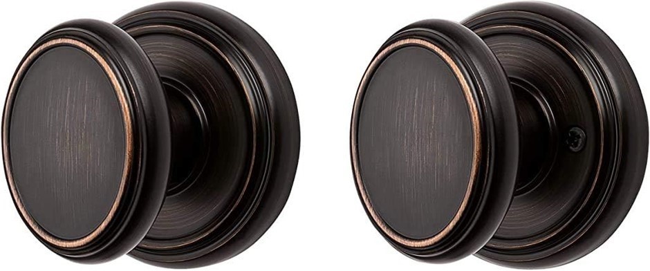 BALDWIN 352CYK RDB 11P Carnaby Hall/Closet Knob, Venetian Bronze.