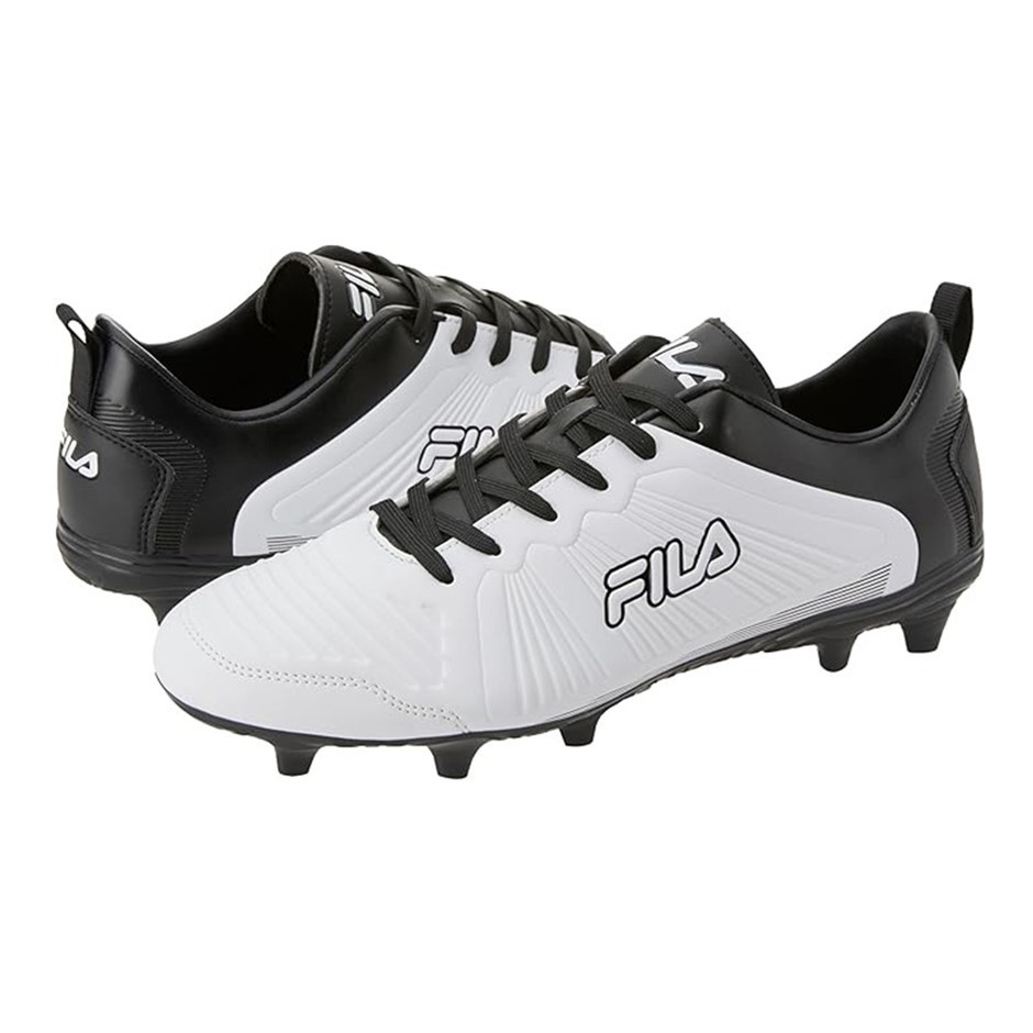 FILA Unisex Adult's Erba Football Boot, Size 11.5 US Women/10 US Men, White