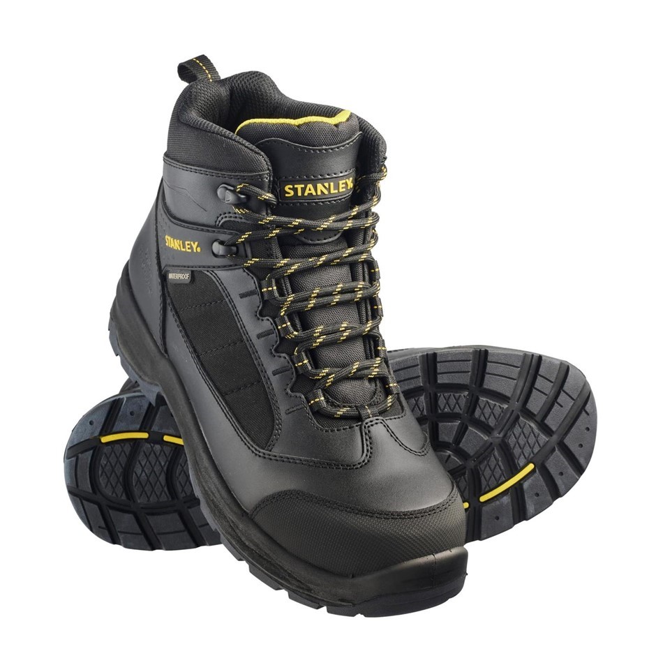 STANLEY Men's Yukon Safety Boots, Size US9 / UK8, Black (101), STA200035. R