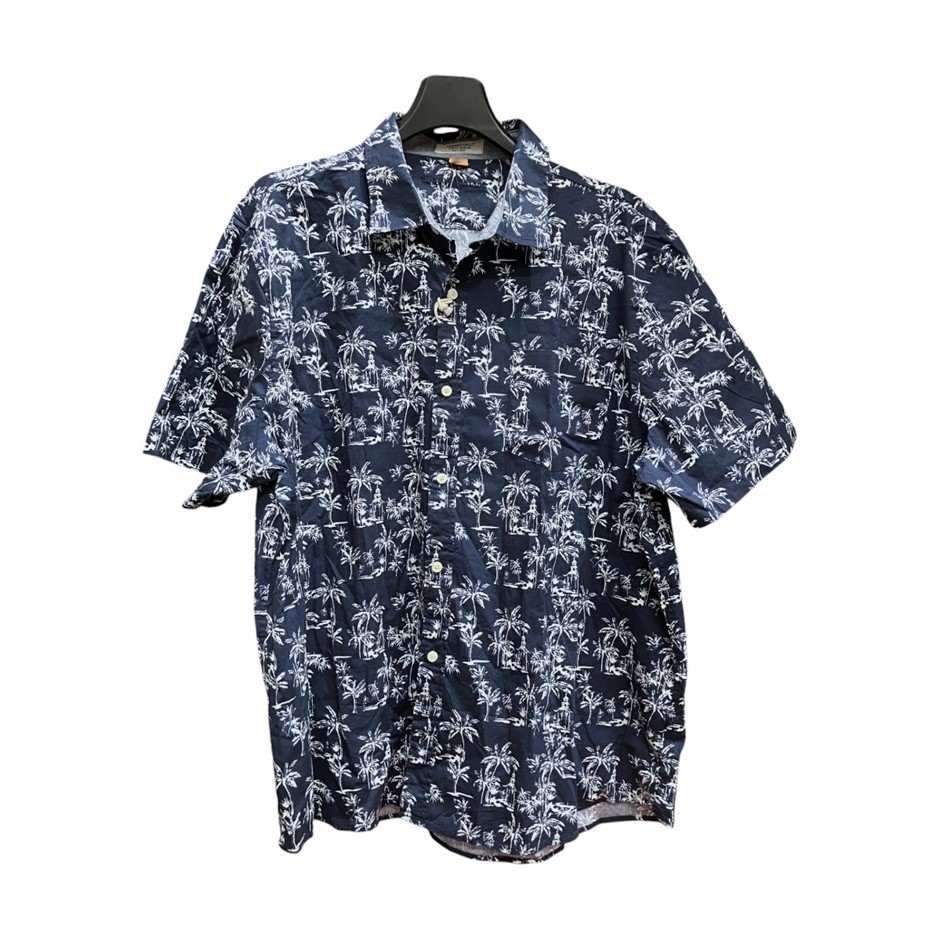 TAILOR VINTAGE Men's Shirt, Size XL, 98% Cotton, Navy Blazer. Buyers Note