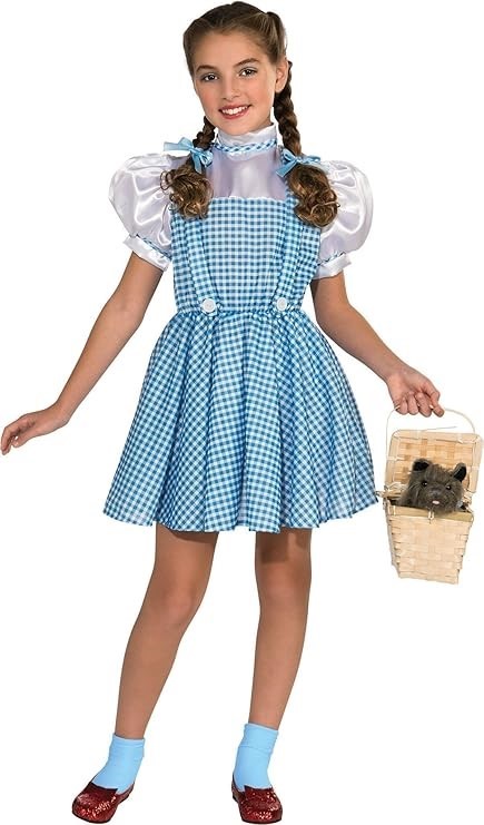 RUBIES The Wizard Of Oz Dorothy Child Costume, Size 9-10 Years (130cm-140cm