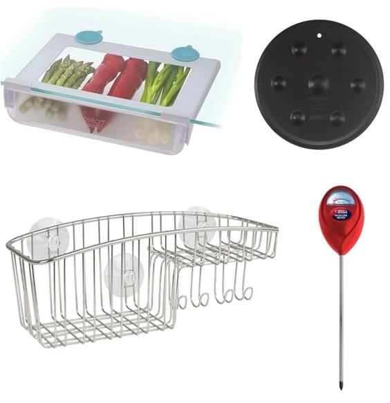 BUNDLE of 4: JOSEPH JOSEPH Under-Shelf Drawer Organiser + AVANTI Simmer Che