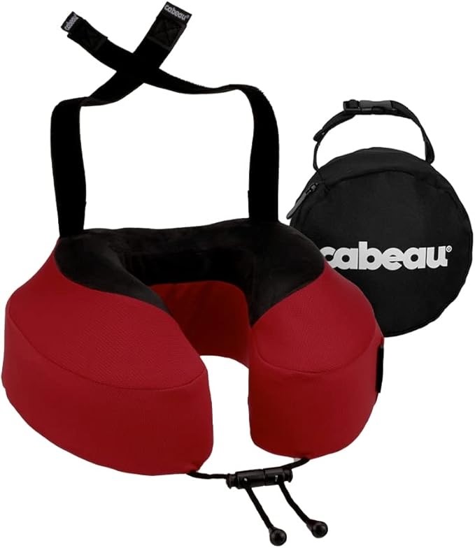 CABEAU Evolution S3 Travel Pillow (Straps to Airplane Seat) (Ensures Your H