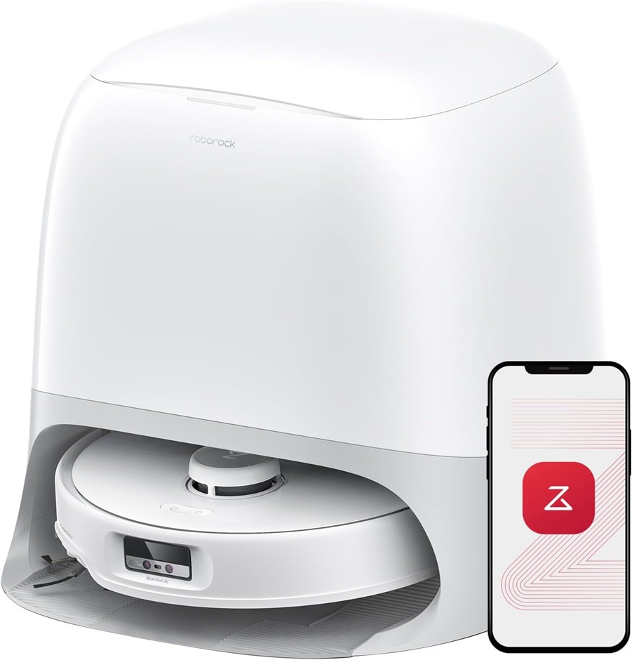 ROBOROCK Q Revo Curv Robot Vacuum and Mop, 18,500Pa Suction, Zero-Tangling,