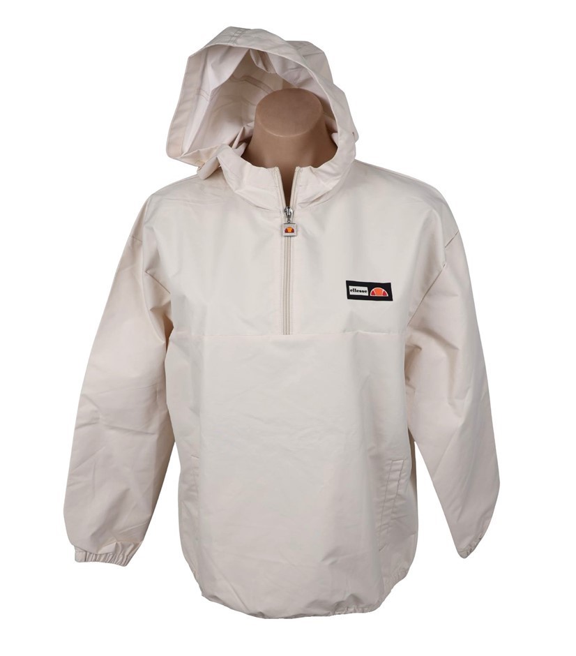 ELLESSE Women's Nardini 1/4 Zip Jacket, Size 8 (UK), Off White (904), SDI21