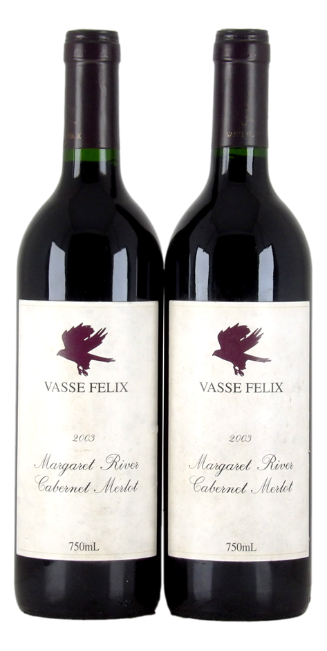 Vasse Felix Cabernet Merlot 2003 (2x 750mL), Margaret River.