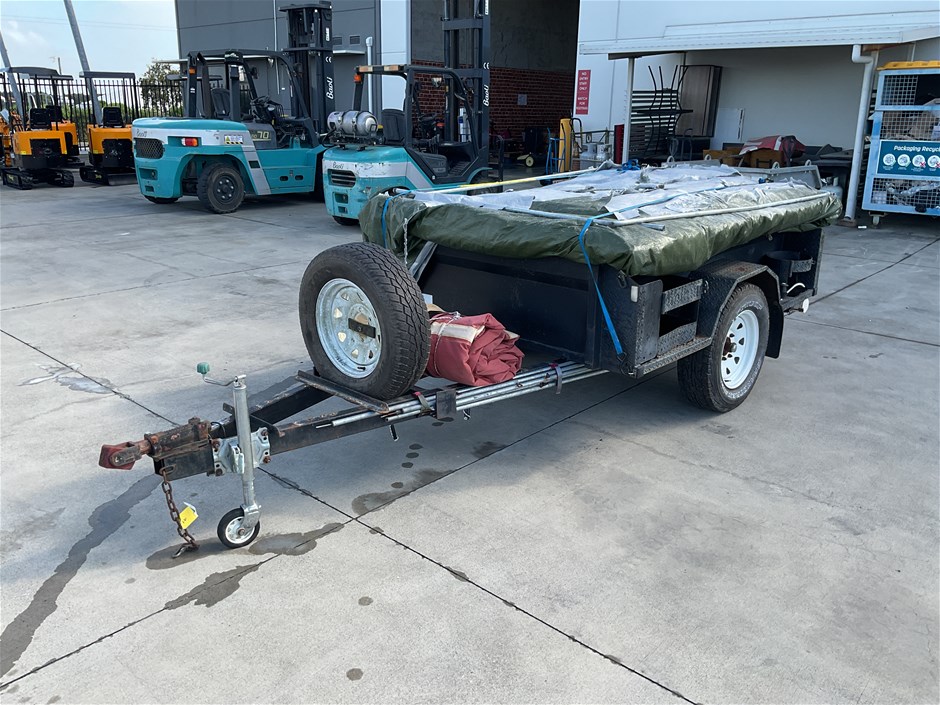 2009 Gic 7x4 His Camper Trailer