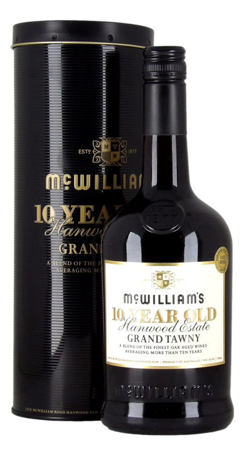 McWilliams 10 yr Old Hanwood Estate Grand Tawny Port (1x 750mL), NSW.