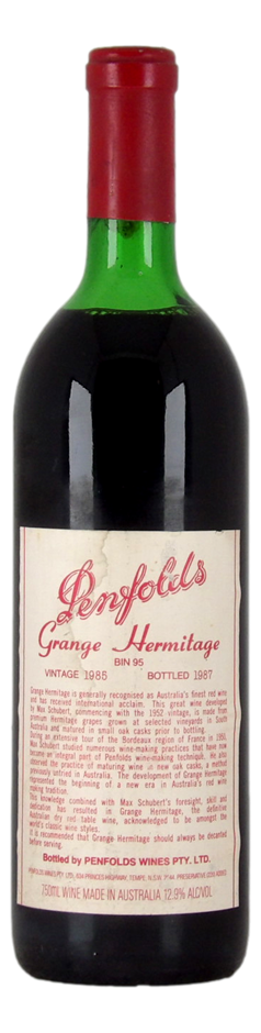 Penfolds Bin 95 Grange Hermitage 1985 (1x 750mL) SA.