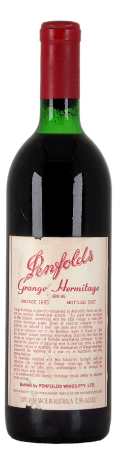Penfolds Bin 95 Grange Hermitage 1985 (1x 750mL) SA.