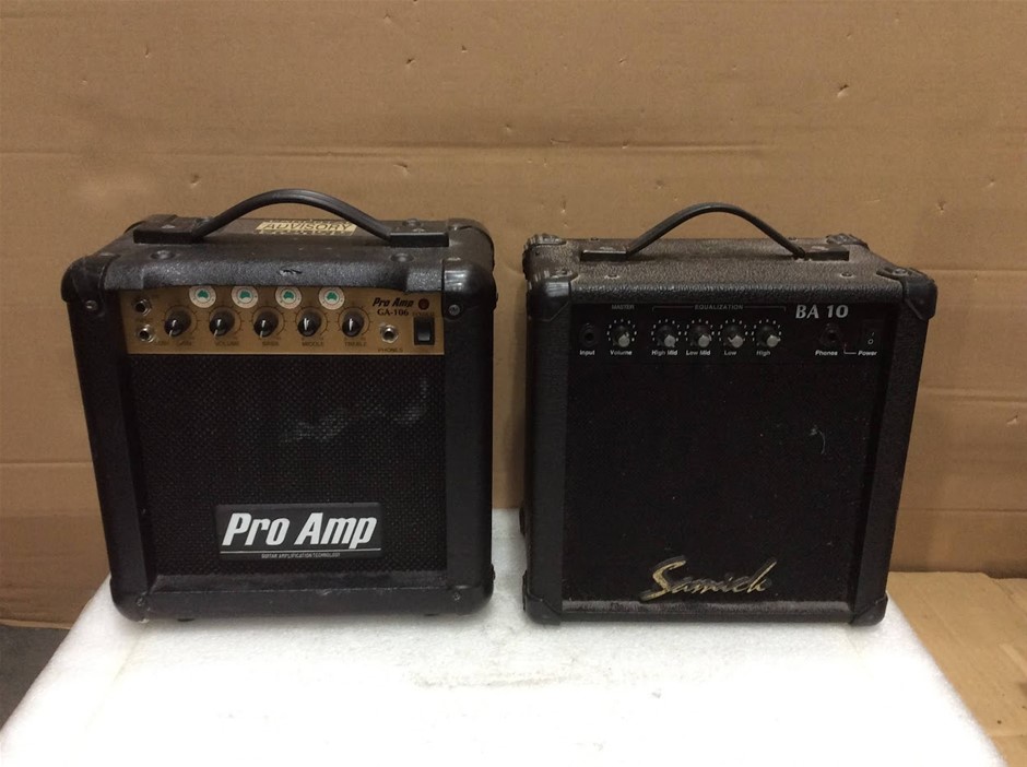 Advisor GA-106 Pro Amp Guitar Amplifier + Samick BA-10 Guitar Amplifier