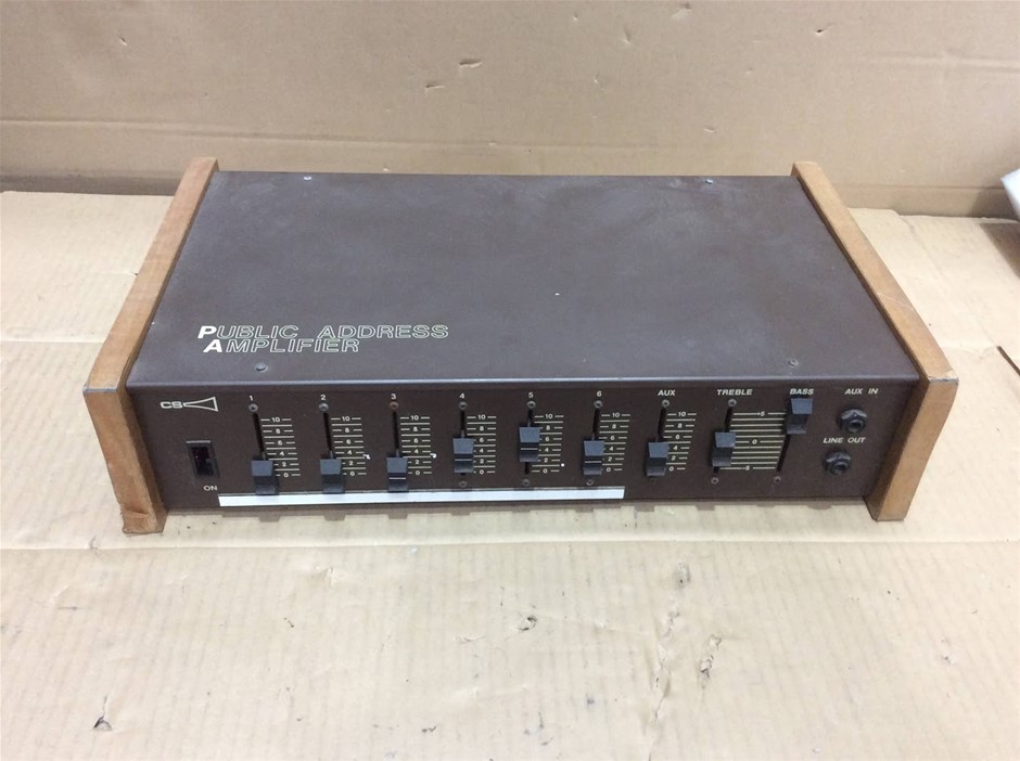 C.S. Trilogy A3F Public Address Amplifier