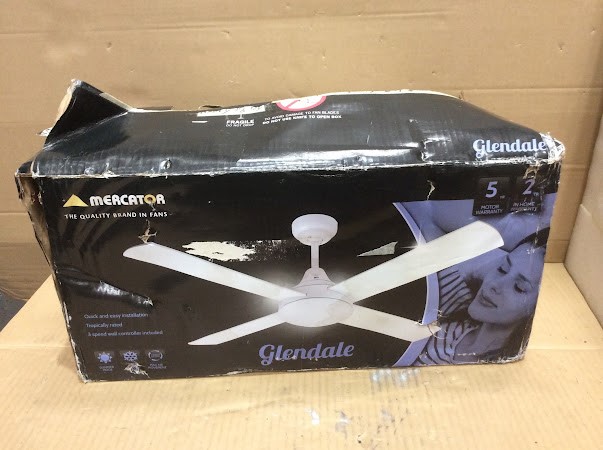 Mercator Glendale Ceiling Fan New w/box