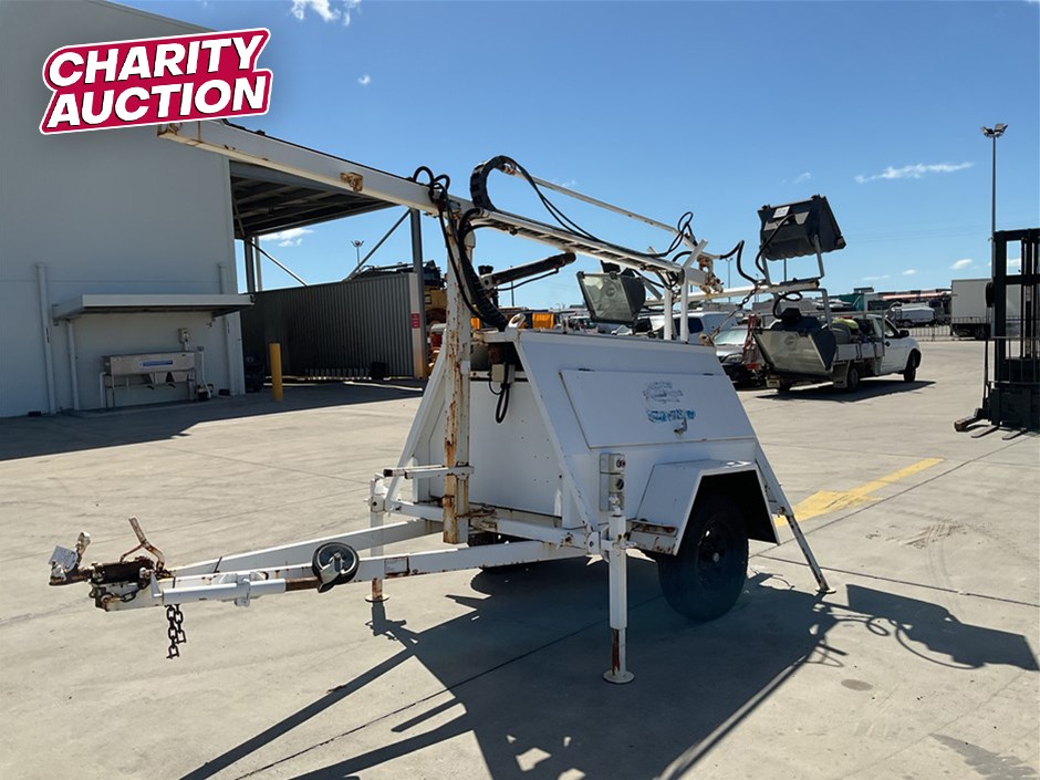 2007 Light Trailer Single Light Tower Trailer