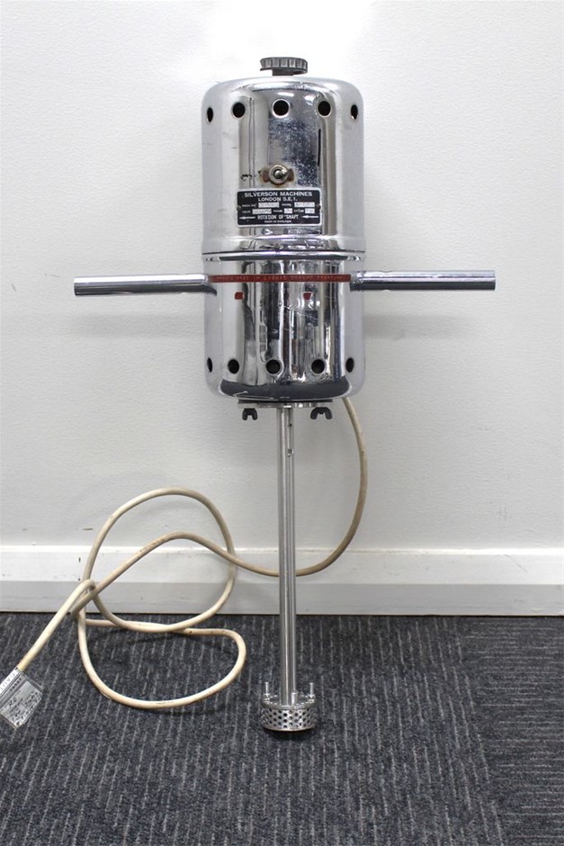 Stainless Steel Laboratory High Shear Emulsifier "Silverson"
