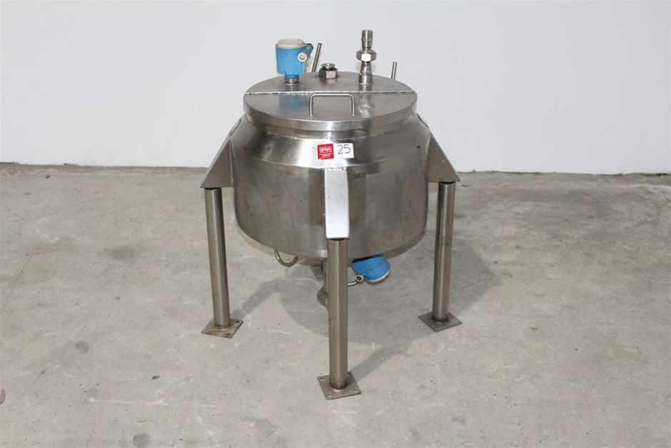 Stainless Steel Jacketed Tank – 55L