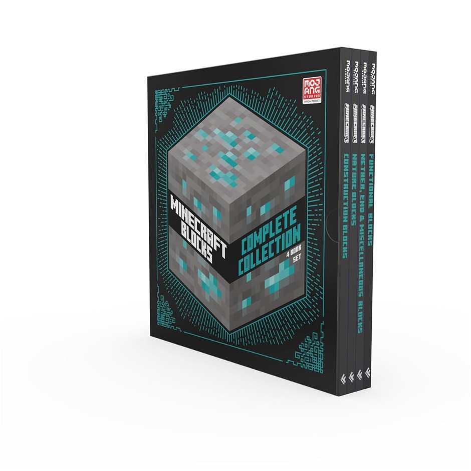 MOJANG AB Minecraft 'Blocks' 4-Copy Slipcase: The Definitive Illustrated Gu
