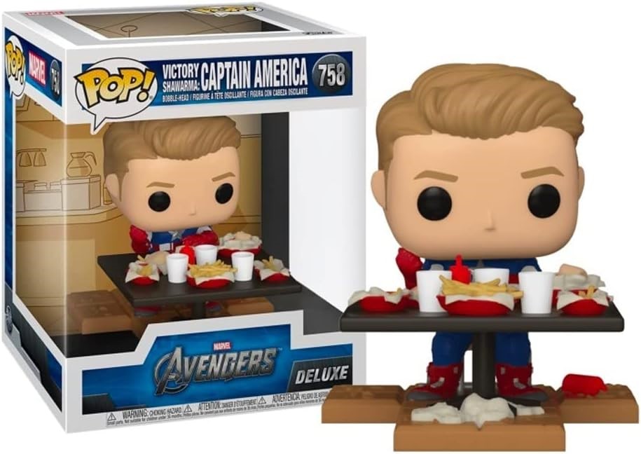 2 x Assorted FUNKO POP! MARVEL Avengers Vinyl Figure, Comprising: 1 x Capta