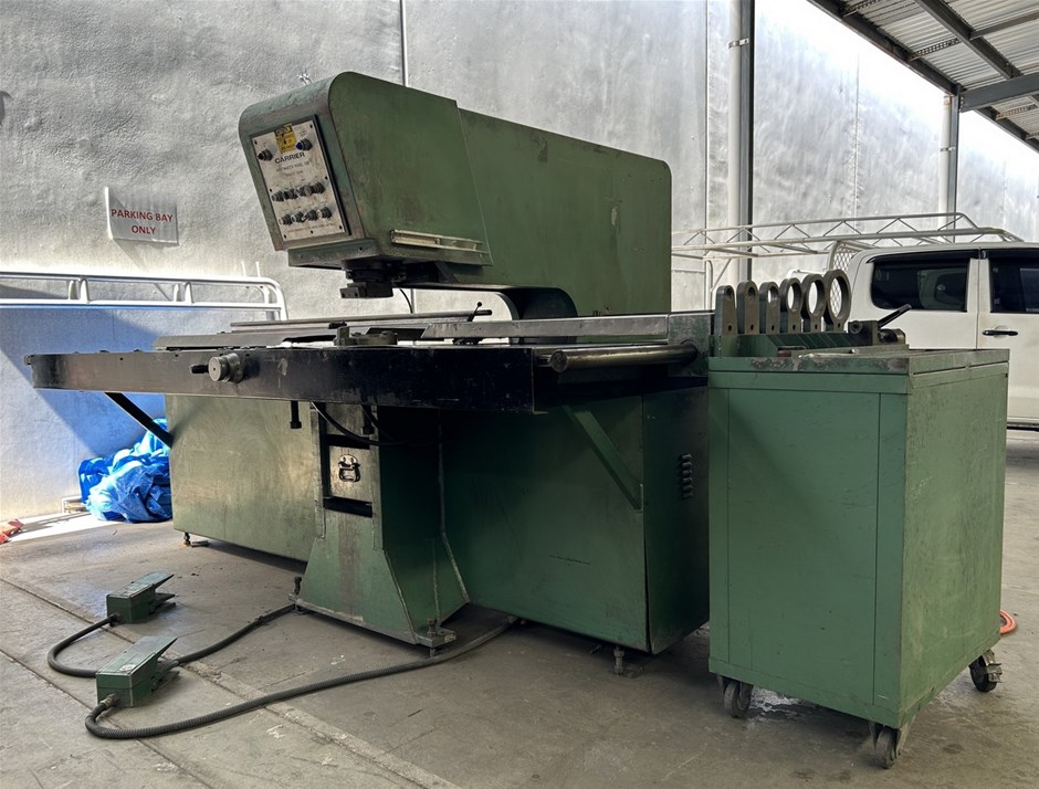 Carrier 30D Universal Punching, Notching & Duplicating Press with Tooling