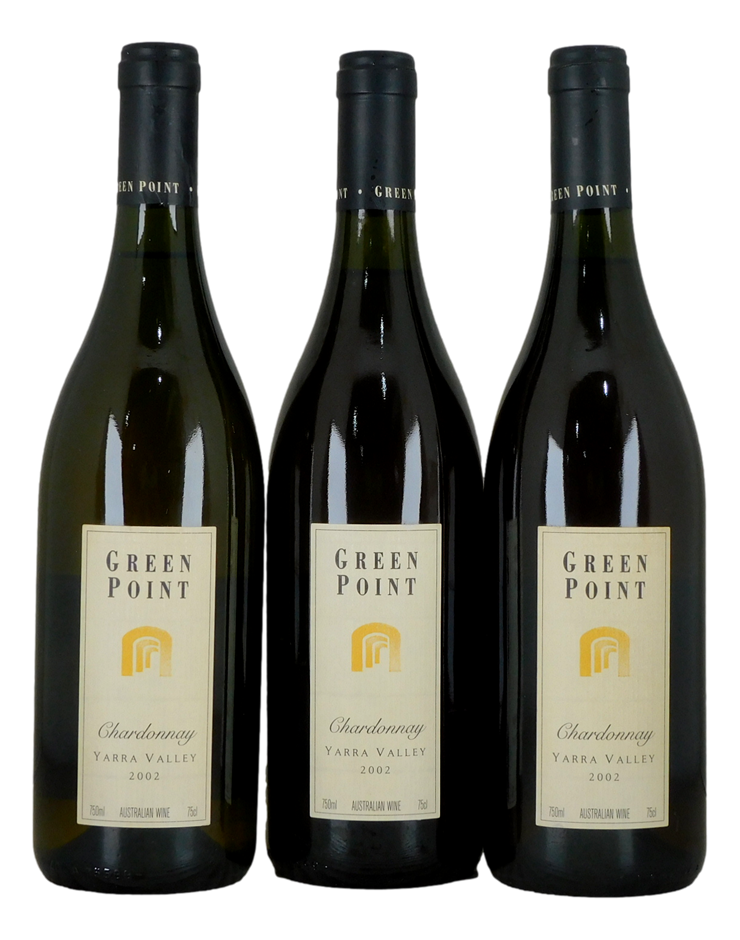 Green Point Yarra Valley Chardonnay 2002 (3x 750mL), VIC.