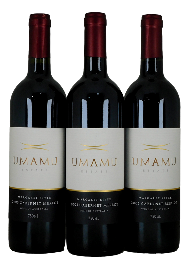 Umamu Estate Cabernet Merlot 2005 (3x 750mL), WA.
