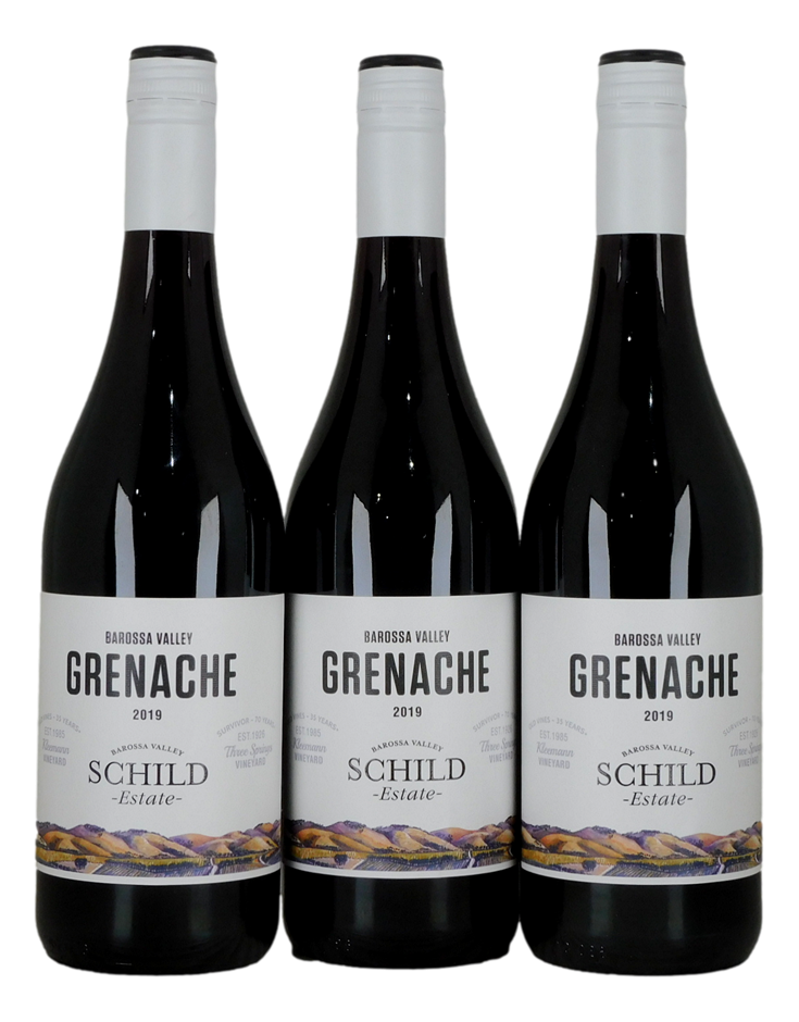 Schild Estate Grenache 2019 (3x 750mL), SA.