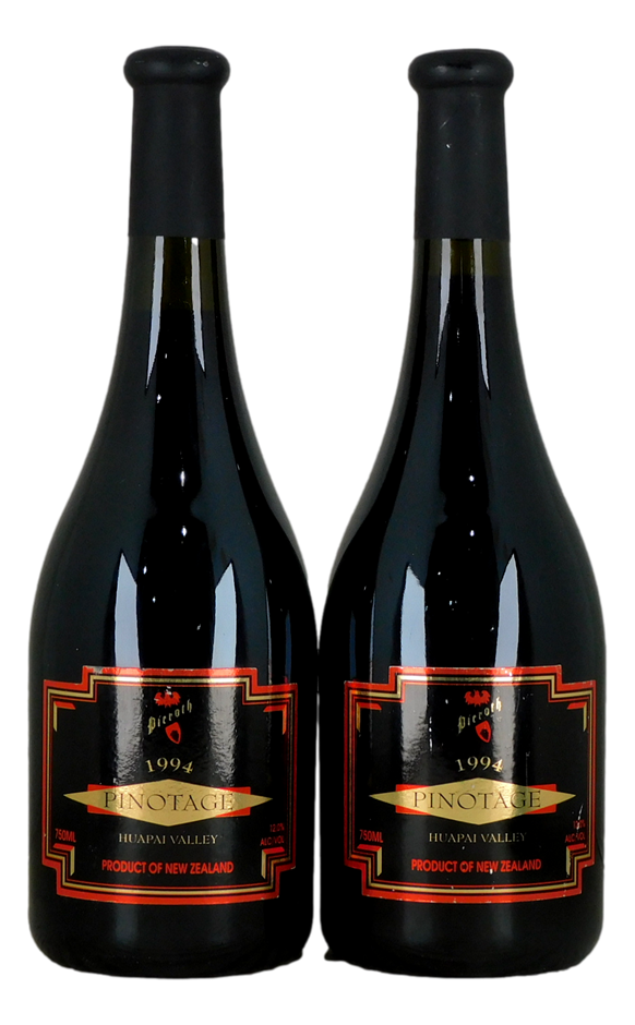 Pieroth Pinotage 1994 (2x 750mL), NZ.