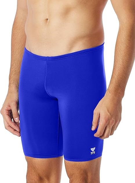 TYR Men's Tyreco Jammer Swimsuit, Size 30, Royal, RJAM1A. RRP: $50. Buyers