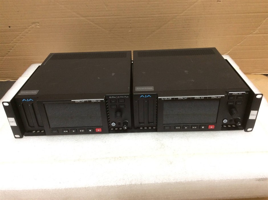 AJA Ki Pro Ultra Plus Video Recorder (Lot of 2)