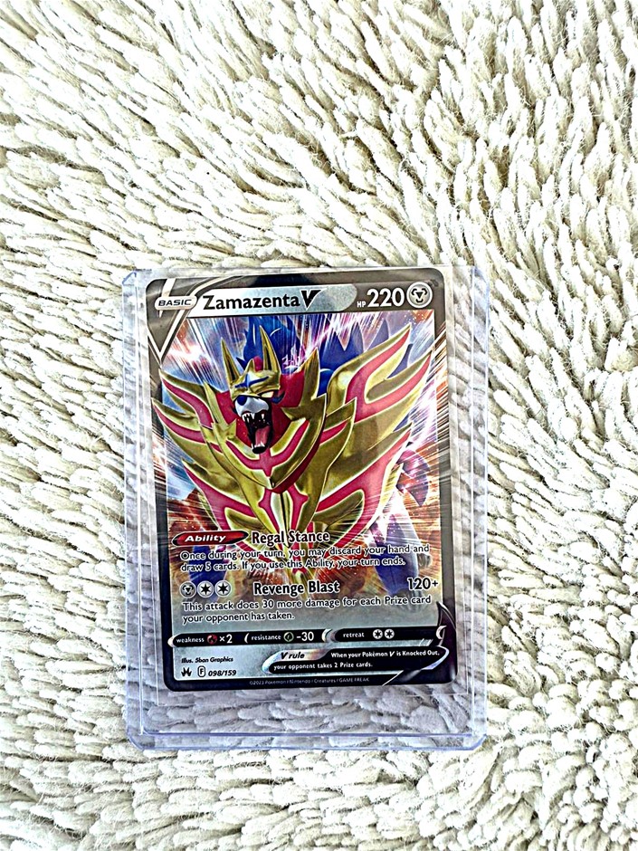 Zamazenta V 098/159 – Sword & Shield – Raw Pack Fresh